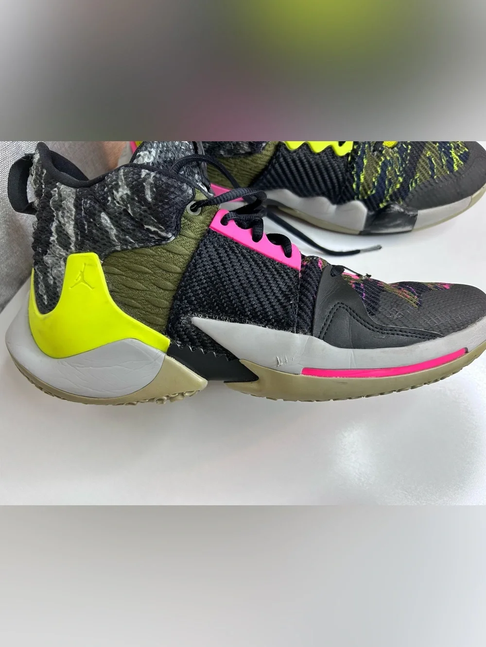 Jordan Why Not Zer0.3 Russell Westbrook Men’s 12 Multicolor Basketball Shoes